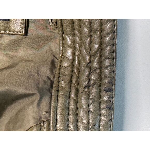 LA Coalition Faux Leather Pink or Green Moto Jacket- Size Small - Picture 16 of 16